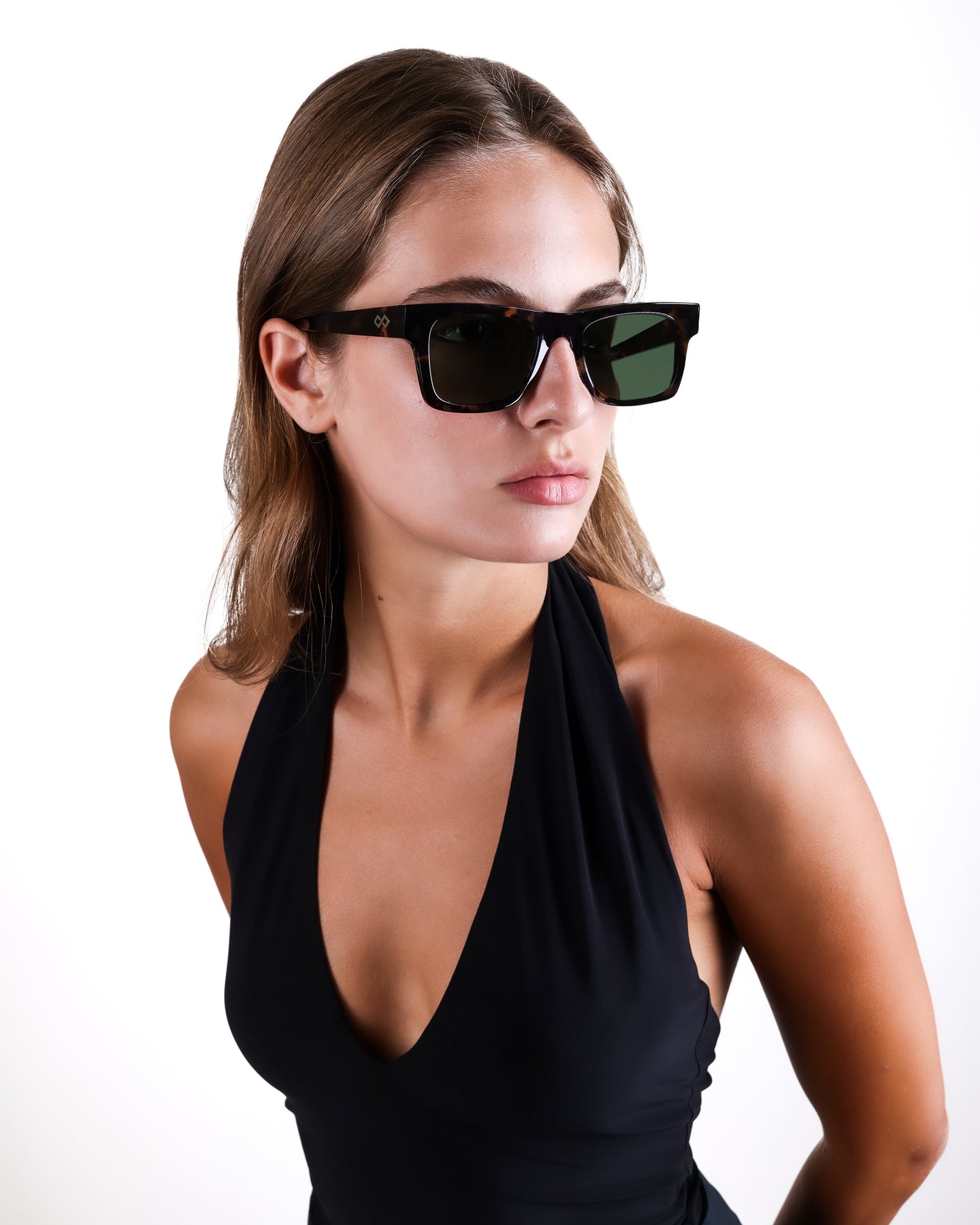 Harper - Green on Tortoise Sunglasses